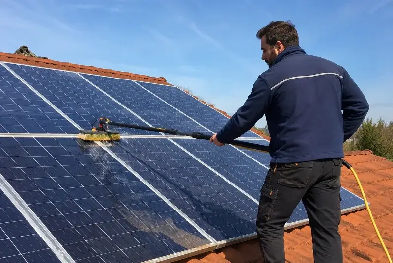 Nettoyage et entretien de panneaux solaires à Saint-Bénigne