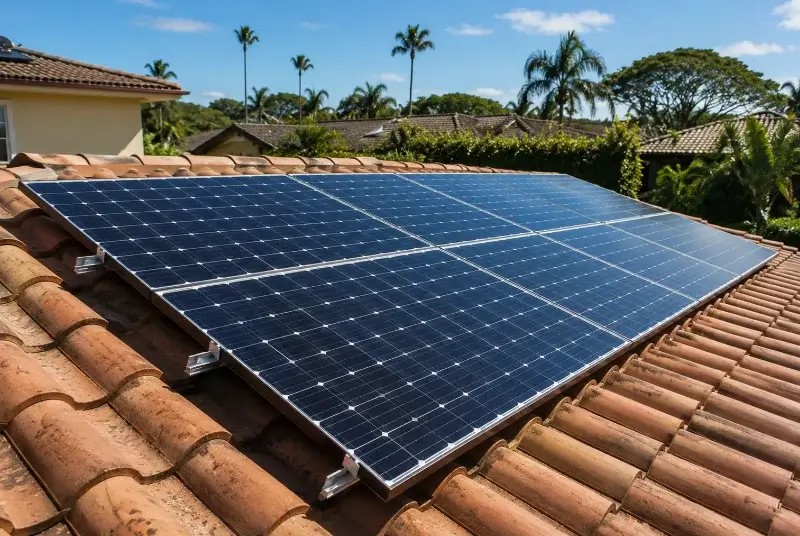 Installation de panneaux solaires à Saint-Bénigne